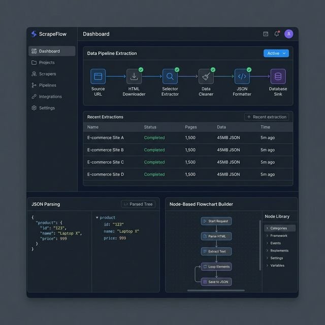 Data Scraper Node Graph