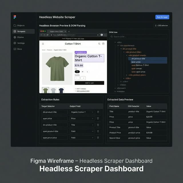 Website Scraper Dashboard